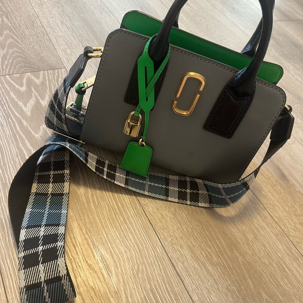 Marc Jacobs Color Block Satchel Bag Big Snapshot